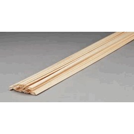 Balsa Wood 1/16 X 1/4 X 36in (15)