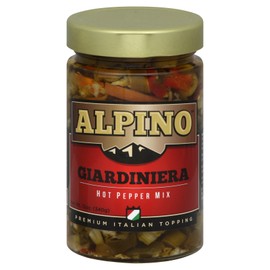 Alpino Pepper Mix Giardiniera Hot 12 Oz (Pack Of 6)