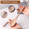 HANSGO 3PCS Long Handle Cooking Spoons, 14 Inch Long Wooden