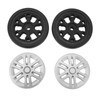 4 Pcs Suitcase Replacement Wheels Silent Rolling Universal Luggage Wheels