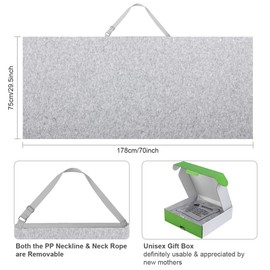 Philorn Breastfeeding Cover for Baby, Breastfeeding Cotton Nursing Scarf, Soft Breathable Stretchy Mummy Carf for Breastfeeding Girls and Boys (Grey)