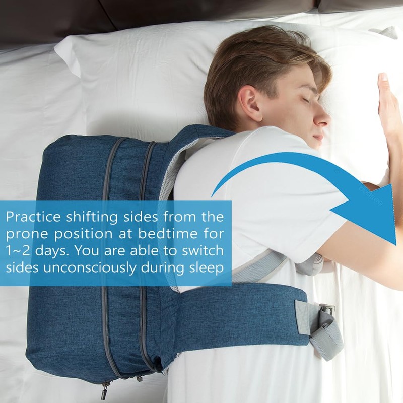 WoodyKnows Side-Sleeping Backpack, Sleep Position Trainer, Sleeping on The Side