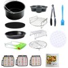 YuxingK Air Fryer Accessories Kit - 12pcs Universal for 4,