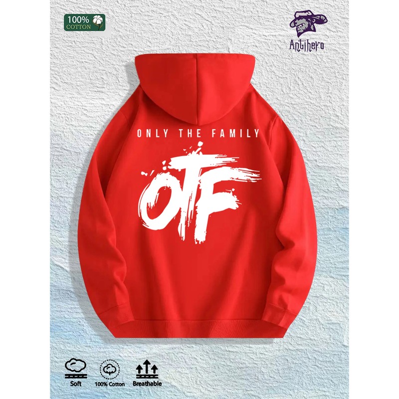 ONLY the FAMILY (OTF) Graphic Hoodie 100% Cotton US Warehouse