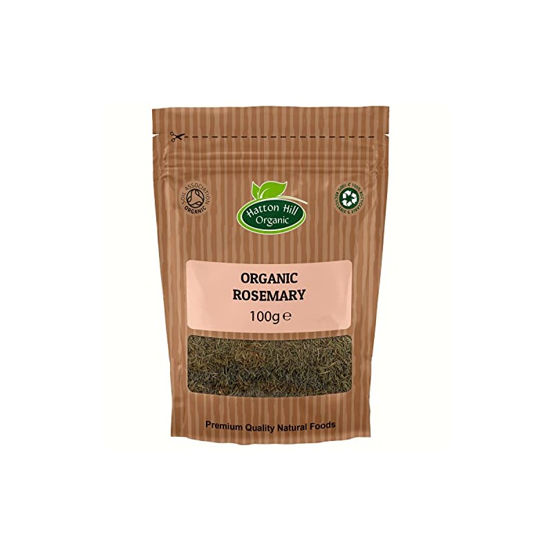 Organic Dried Rosemary 100g by Hatton Hill Organic