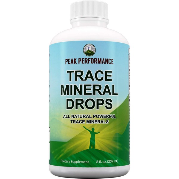 Ultra High Purity Trace Minerals Liquid Drops for Water. Ionic Plant Based Fulvic Trace Mineral Drop Supplement + Magnesium. Replenishes Natural Minerals, Electrolytes + Optimal pH Levels
