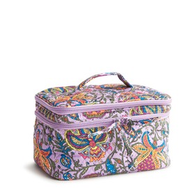 Vera Bradley Women's Premium Cotton Brush Up Cosmetic Case, Marrakesh, One Size