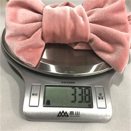 VolksRose 11pcs Baby Girls Headbands with Bows for Newborns, Infants, Preemie, Toddlers & Kids, Velvet Headband Ties in White, Red, Pink, Yellow & Blue, Cute Hair Accessories for 3-12 Months Baby