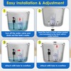 Saillong 1 Pack 3 Inch Universal Toilet Tank Replacement Kit,