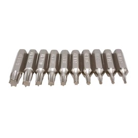 WOWOWO CR-V Torx Screwdriver Bits Set T3 T4 T5 T6 T7 T8 T9 T10 T15 T20 Mobile Repair Bit Plum Blossom Repair Head Pack of 10