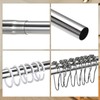 uxcell Stretchable Shower Curtain Rod Rack, Stainless Steel U Shaped