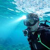 HECLOUD 3000 Lumens Super Bright Diving Headlamp IP68 Waterproof Dive