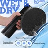 POTUINOM 36PCS 6 inch Silicon Carbide Sanding Discs, Wet Dry