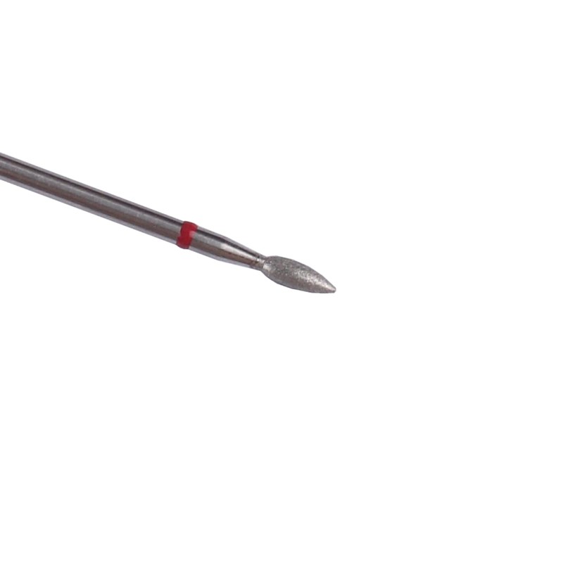 MZCMSL 6 brocas limpiadoras de cutículas de diamante en forma