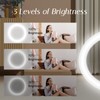 Kakuje Kakuje Compact Mirror with Light, 1X/3X Magnification LED Pocket