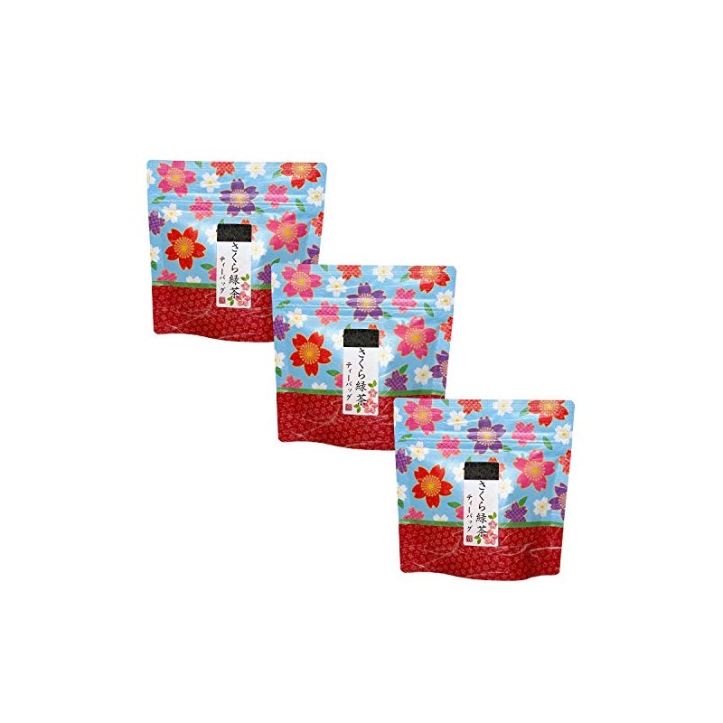 Green Tea Hanako Sakura Green Tea Bag 0.07 oz (2