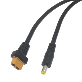 GWYAN 2 Pcs DC5521 Male to XT60 Female Cable for FPV Display Power Supply