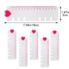 Luoperyuan 6 Holes Pages Binder Notebook Binder Ruler, 6 Pcs