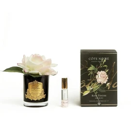 Cote Noire Perfumed Natural Touch Rose - Pink Blush, Black Vase GMRB02