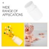 5 Piezas Pastillero de Bolsillo Cilíndrico 80 Cc de PET