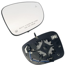 Right Passenger Side Mirror Glass Heated W/Blind Spot NO-Auto Dimming Compatible with 2017-2024 Chrysler Pacifica for 2020-2024 Chrysler Voyager（2 PIN ） (Passenger Blind Spot No-Anti-glare)
