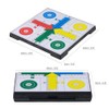 Ludo Game Board Set -9.5”, Magnetic Folding Travel Classic Strategy
