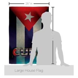 USA Decoration Save Cuba Burlap House Flag 2 pcs Pack Support Cause BLM Anti Racism Justice Revolution Movement Equality Social Decoration Banner Small Garden Yard Gift Double-Sided, Made in USA