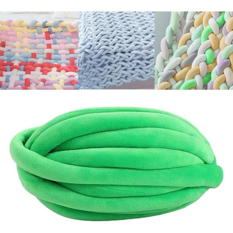 Hilo Grueso Y Grueso, Hilo Para Tejer Brazos, Verde
