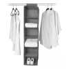 Escanver Organizador Closet Ropa Zapatos 6 Nivel Colgable Color Café
