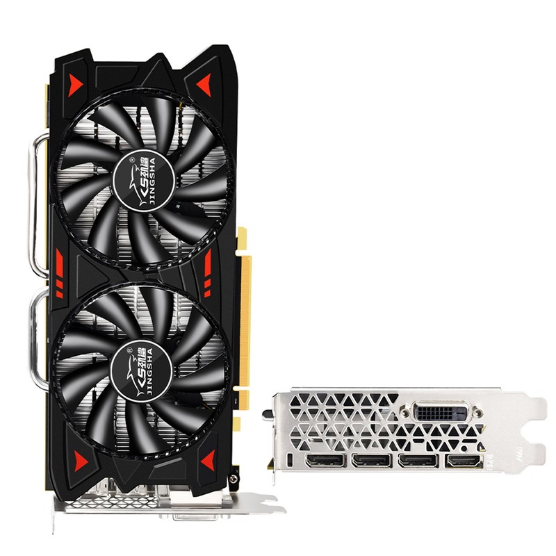 Graphics Card Dual Fan DP HD Multimedia Interface DVI Output