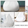 TOPPERFUN Fodera interna per pouf, 110 x 80 x 80