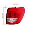 Silscvtt RH Rear Brake Outer Tail Light Assembly Replacement for