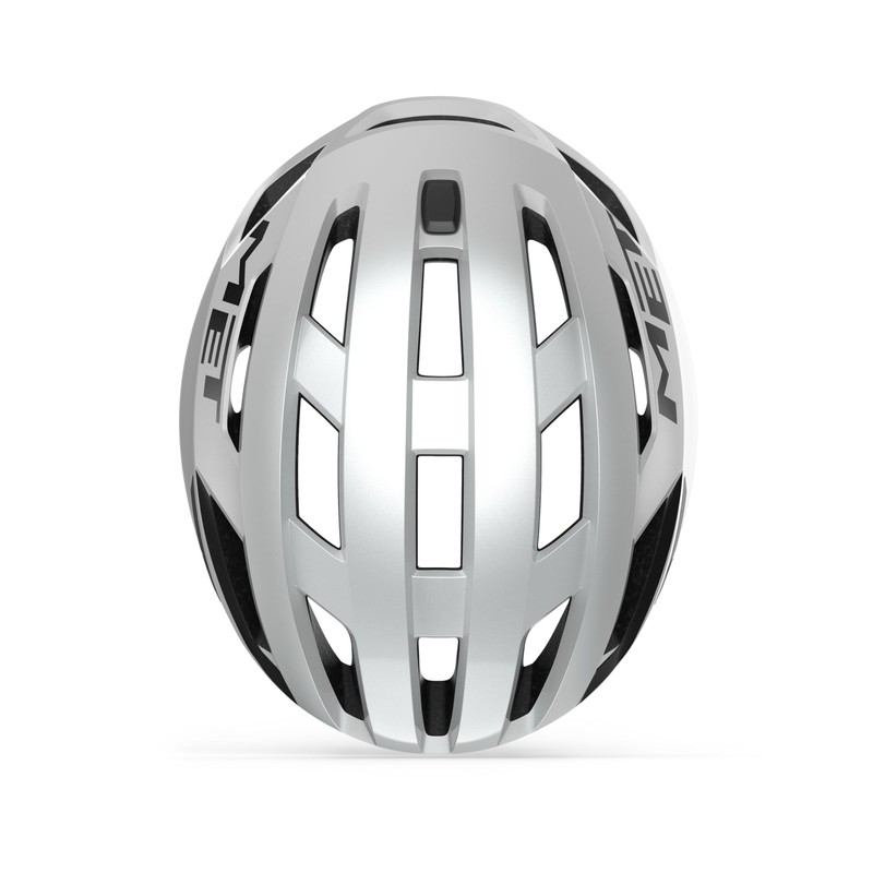 MET Vinci MIPS Unisex Adult Helmet, White Silver, M /