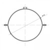 raik SH116-150-gg Flue Pipe / Stove Pipe Clamp with Screw