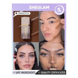 Sheglam Bronzer Contorno Contour Liquido Maquillaje Tono Del Maquillaje Terracotta