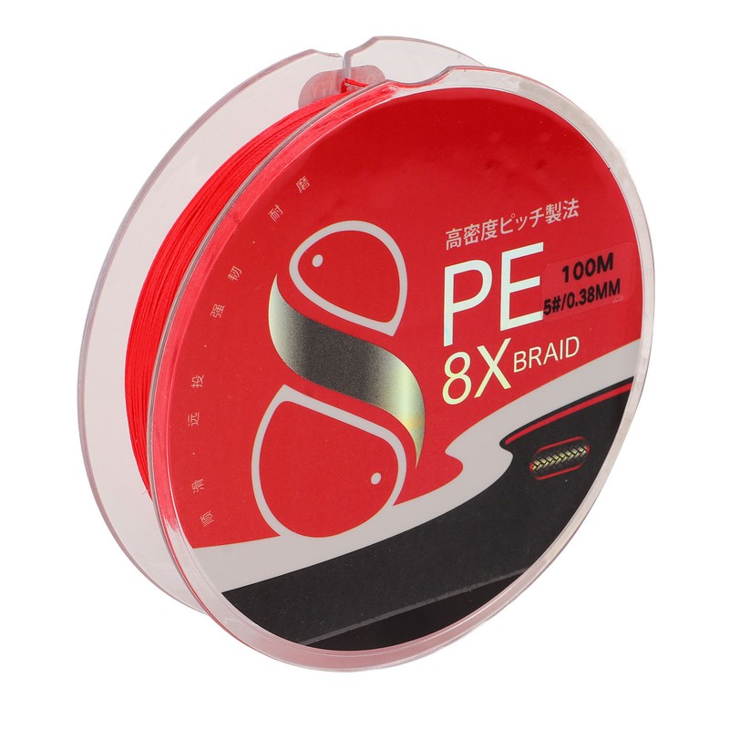 Fly Fishing Line PE 8 Strands 0.38mm Diameter 100m Length