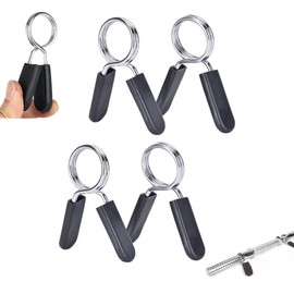 JGR SELECT Dumbbell Clamps 4 Pcs 28mm Bar Spring Clamp for Dumbbell Bar Bar Weight Plates Crossfit Gym Gym