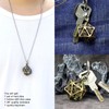 Haxtec Mini Metal DND Dice Set With Bronze Hollow D20