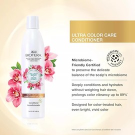 Biotera Ultra Color Care Conditioner | Prolong Vivid Color-Treated Hair | Microbiome Friendly | Vegan & Cruelty Free | Paraben & Sulfate Free | Color-Safe | 15.2 Fl Oz