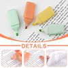 LONZIKP Pack of 5 Mini Highlighters, Cartoon Bear Funny Highlighter,