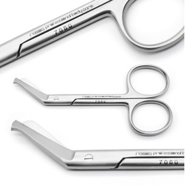 REMOS Stoma Scissors Made of Stainless Steel for Cutting The Stoma Base Plate