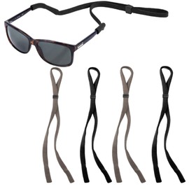 WHENON Adjustable Sunglasses Strap for Men, Women, and Kids - High Resilience Eyeglass Straps for Sports and Reading - Keep Your Sunglasses Secure with Glasses Strap-4 color (23Inch,2 colors) 4pcs