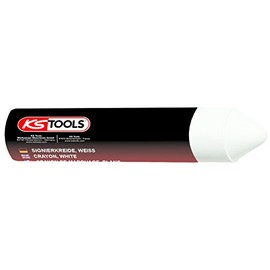 KS Tools 100.4050 Fluorescent crayon, white, 12 pcs, 110mm