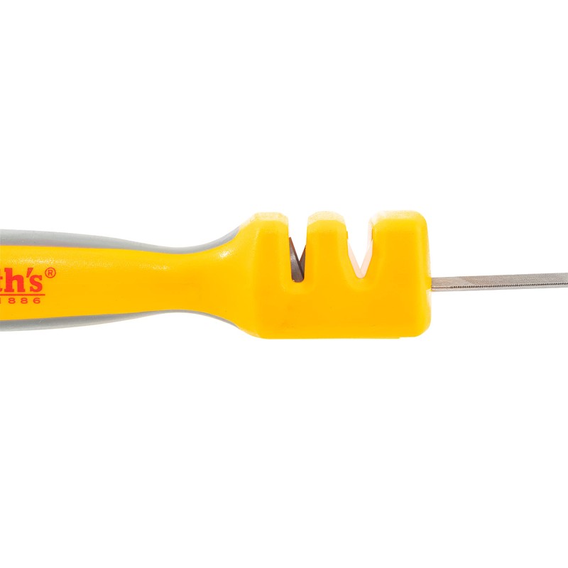 Smith's RegalRiver 50626 Hook and Knife Sharpener, Yellow