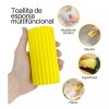 Veraly Duo Esponjas Plumero Limpieza Húmeda Polvo Multifuncional