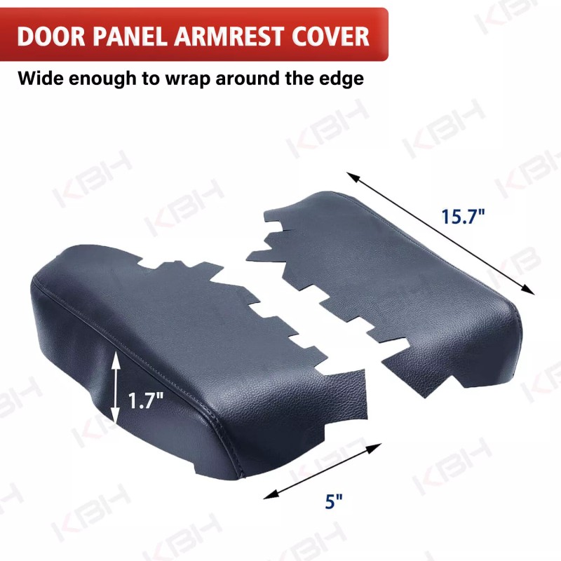 KBH Fits 2013-2018 Toyota Avalon Front Door Panel Leather Armrest