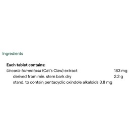MediHerb Cat's Claw Forte 60 Tablets