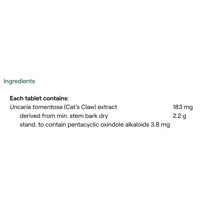 MediHerb Cat's Claw Forte 60 Tablets