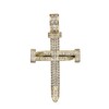 GLD Large Nail Cross Pendant - Gold