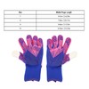 1Pair Goalkeeper Gloves Soccer Goalie Gloves Latex Strong Grip Breathable